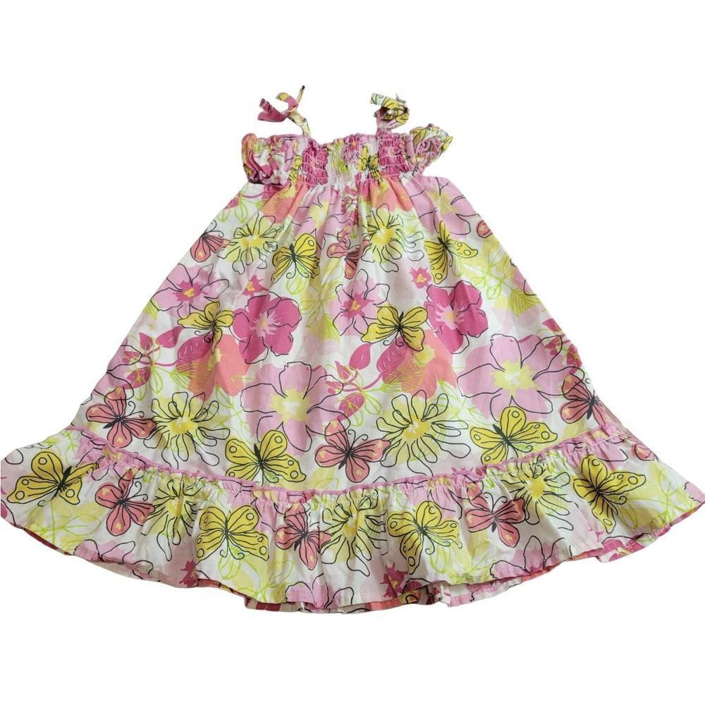 Park Bench Kids floral butterfly dress 4T